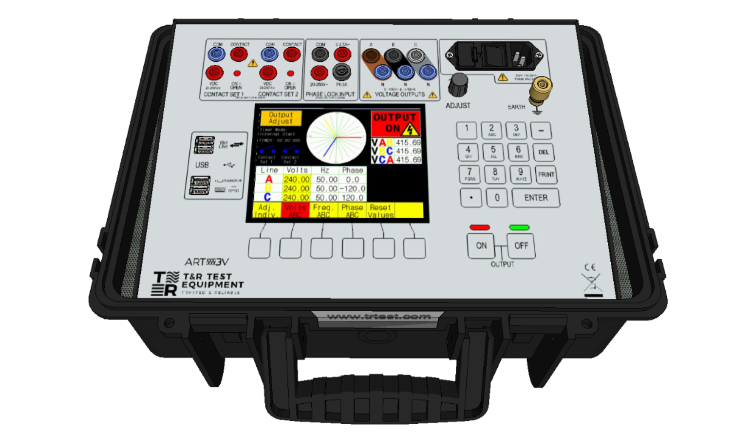 T&R Test Equipment Art3v Relay Test System Relay Tester